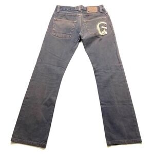 Joe Rivetto Jeans Womens 30 Black Denim Pockets Mid-Rise Straight Leg Button-Fly